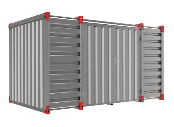 Container 4 m - med port i siden