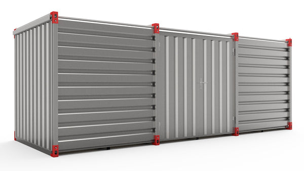 Container 6 m - med port i siden