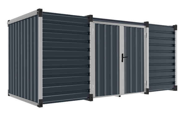 Container 5,13 m - med port i siden